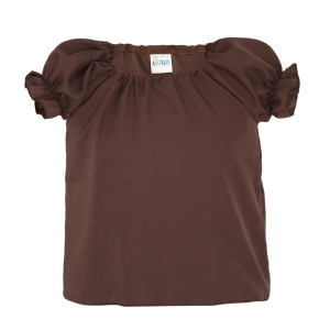 BLUZKA DZIEWCZYNKA BRĄZOWA 98-110