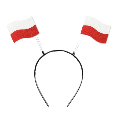 OPASKA FLAGI POLSKI FILCOWA BIAŁO-CZERWONA