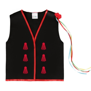 KAMIZELKA KRAKOWIAK LUDOWA CZARNY 116-140