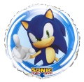 BALON GRABO SONIC OKRĄGŁY NIEBIESKI 18" 46cm