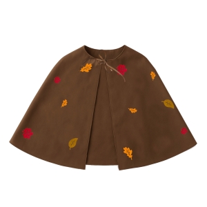 PELERYNA JESIEŃ PONGEE BRĄZOWA XL