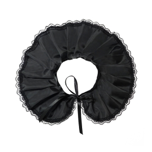 KOŁNIERZYK CZARNA TASIEMKA CZARNY