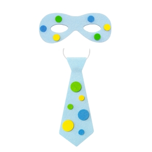 ZESTAW KROPKI BŁĘKITNY 2el