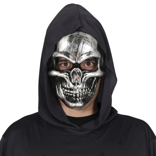 MASKA CZASZKA PIANKA BIAŁO-CZARNA