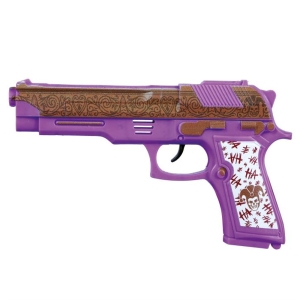 PISTOLET JOKERA PLASTIKOWY FIOLETOWY 21cm