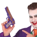 PISTOLET JOKERA PLASTIKOWY FIOLETOWY 21cm