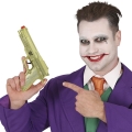 PISTOLET PLASTIKOWY ZŁOTY 22cm