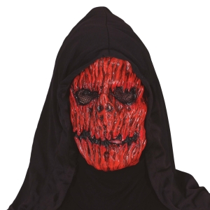 MASKA OSKÓROWANA TWARZ CZERWONA