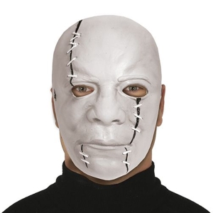 MASKA ZE SZWAMI LATEKSOWA BIAŁA