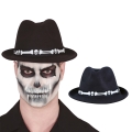 KAPELUSZ AL CAPONE KOŚCI CZARNY