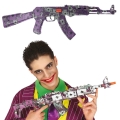 KARABIN JOKERA KARTY PLASTIKOWY FIOLETOWY 67cm