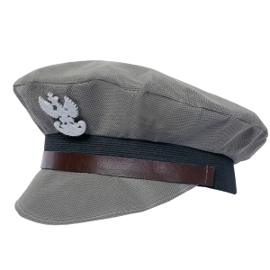 CZAPKA MACIEJÓWKA Z ORZEŁKIEM WIGOFIL SZARA