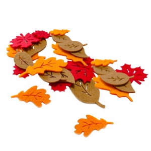 ZESTAW LIŚCI JESIENNYCH MIX 24szt