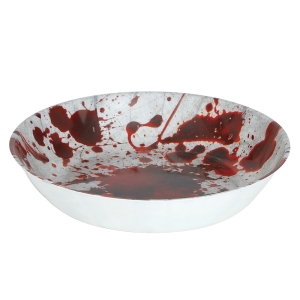 MISKA ZAKRWAWIONA BIAŁO-CZERWONA 32cm