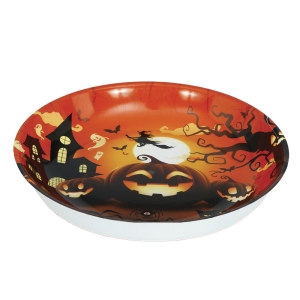MISKA WIEDŹMA DYNIA PLASTIKOWA POMARAŃCZOWA 32cm