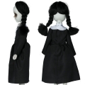 KUKŁA WISZĄCA LALKA WEDNESDAY CZARNA 30cm