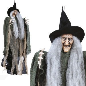 KUKŁA WISZĄCA MAŁY SZKIELET W SZACIE 15cm