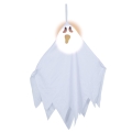 KUKŁA WISZĄCA DUCH ŚWIECĄCA BIAŁA 45cm