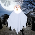 KUKŁA WISZĄCA DUCH ŚWIECĄCA BIAŁA 45cm