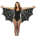 SKRZYDŁA NIETOPERZA PAJĘCZYNA CZARNE 170x80cm