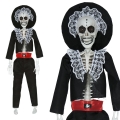 KUKŁA WISZĄCA SZKIELET MARIACHI CZARNY 40cm