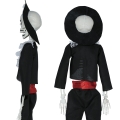 KUKŁA WISZĄCA SZKIELET MARIACHI CZARNY 40cm