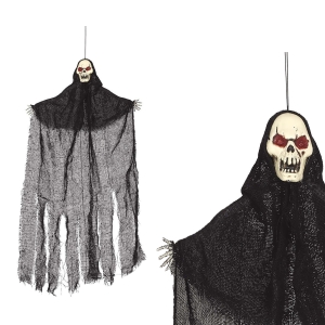 KUKŁA WISZĄCA SZKIELET CZARNY 60cm