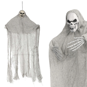 KUKŁA WISZĄCA SZKIELET SZARY 60cm