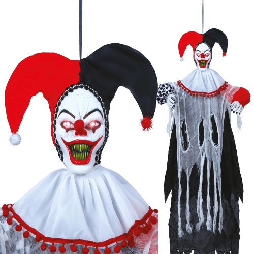 KUKŁA WISZĄCA KLAUN HARLEKIN 120cm