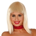 PERUKA DO RAMION PROSTA GRZYWKA BLOND