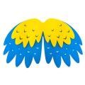ZESTAW PAPUGA NIEBIESKO-ŻÓŁTY 98-110 4el