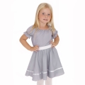 BLUZKA DZIEWCZYNKA SZARA 98-110