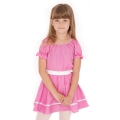 BLUZKA DZIEWCZYNKA PONGEE RÓŻOWA 134-140