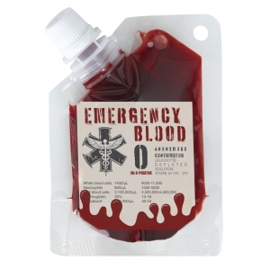 KROPLÓWKA Z KRWIĄ EMERGENCY BLOOD