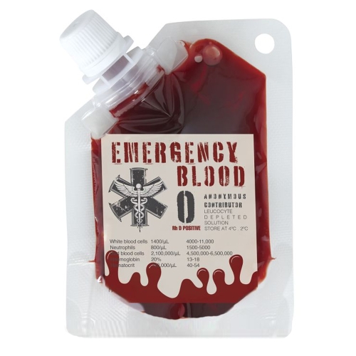 KROPLÓWKA Z KRWIĄ EMERGENCY BLOOD