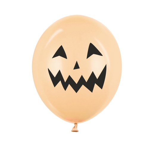 BALON PARTY DECO STRONG PASTEL DYNIA UŚMIECHNIĘTA CIELISTY 30cm 1szt