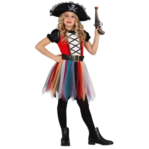 STRÓJ SUKIENKA PIRATKA KOLOROWA 95-105