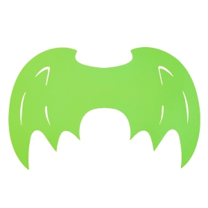 SKRZYDŁA SMOKA FILCOWE JASNOZIELONE 58x38cm