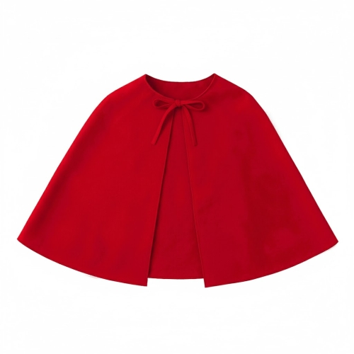 PELERYNA GŁADKA PONGEE CZERWONA M/L