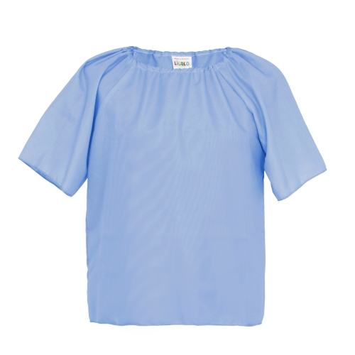 BLUZKA CHŁOPIEC PONGEE BŁĘKITNA 146-158