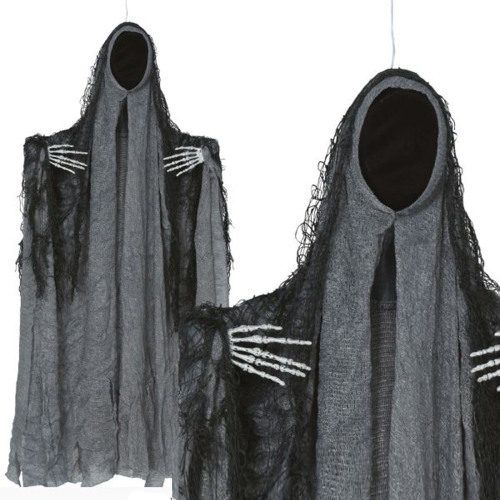 KUKŁA WISZĄCA DUCH DEMENTOR SZARY 50cm