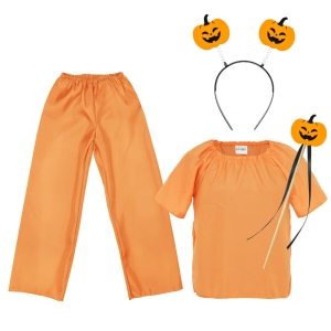 ZESTAW DYNIA POMARAŃCZOWY 116-128 4el