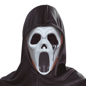 MASKA KRZYK Z KAPTUREM PLASTIKOWA