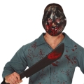 ZESTAW MASKA I MACZETA JASON VOORHEES CZARNY