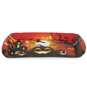 TACKA WIEDŹMA DYNIA HALLOWEEN PLASTIKOWA POMARAŃCZOWA 39x24cm