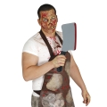 TASAK PLASTIKOWY ZAKRWAWIONY SZARY 33cm