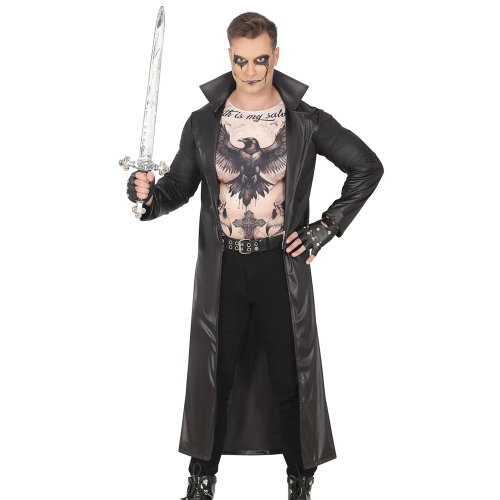 STRÓJ WYTATUOWANY ŁOWCA CZARNY L(52-54)