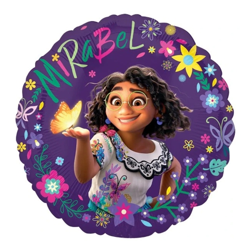 BALON ANAGRAM NASZE MAGICZNE ENCANTO MIRABEL FIOLETOWY 17'' 43cm