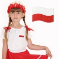 PRZYPINKA FLAGA POLSKI FILCOWA BIAŁO-CZERWONA 6x4cm