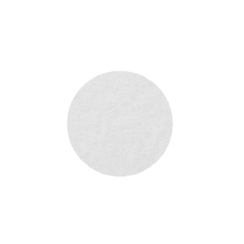 FRONT KÓŁKO KROPKA FILCOWA BIAŁA 3x3cm